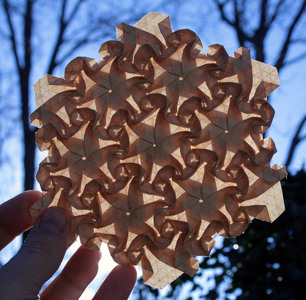Simply Creative Origami Tessellated Masks by Joel Cooper