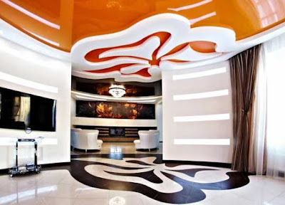 Latest pvc stretch ceiling design ideas for modern living room interior decor 2019