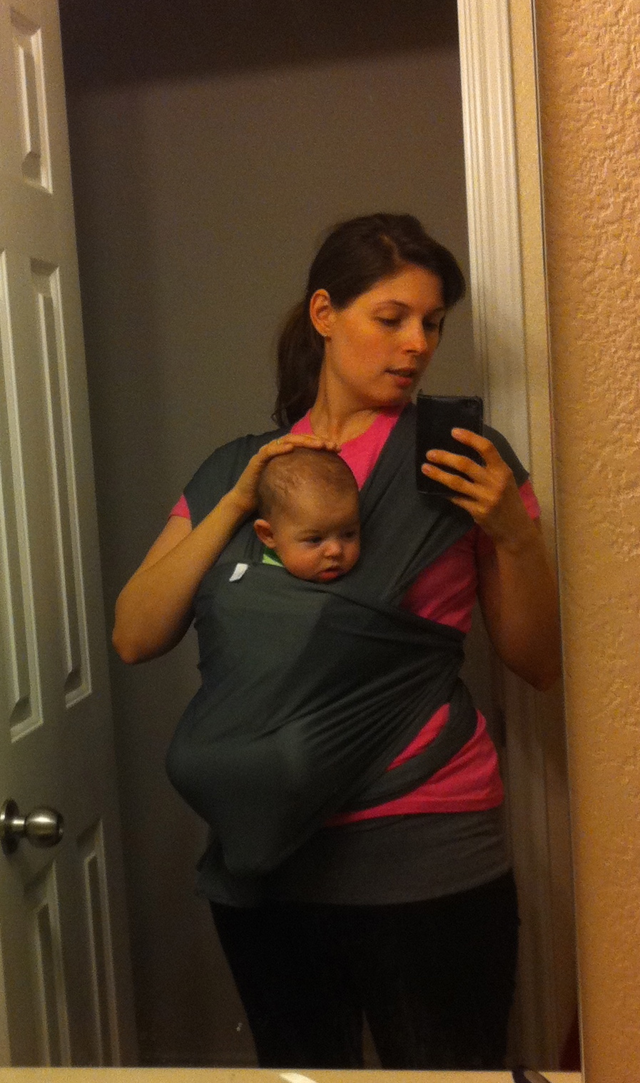 The Road to Crafty DIY NO SEW Mobystyle wrap for 10 OR LESS!!