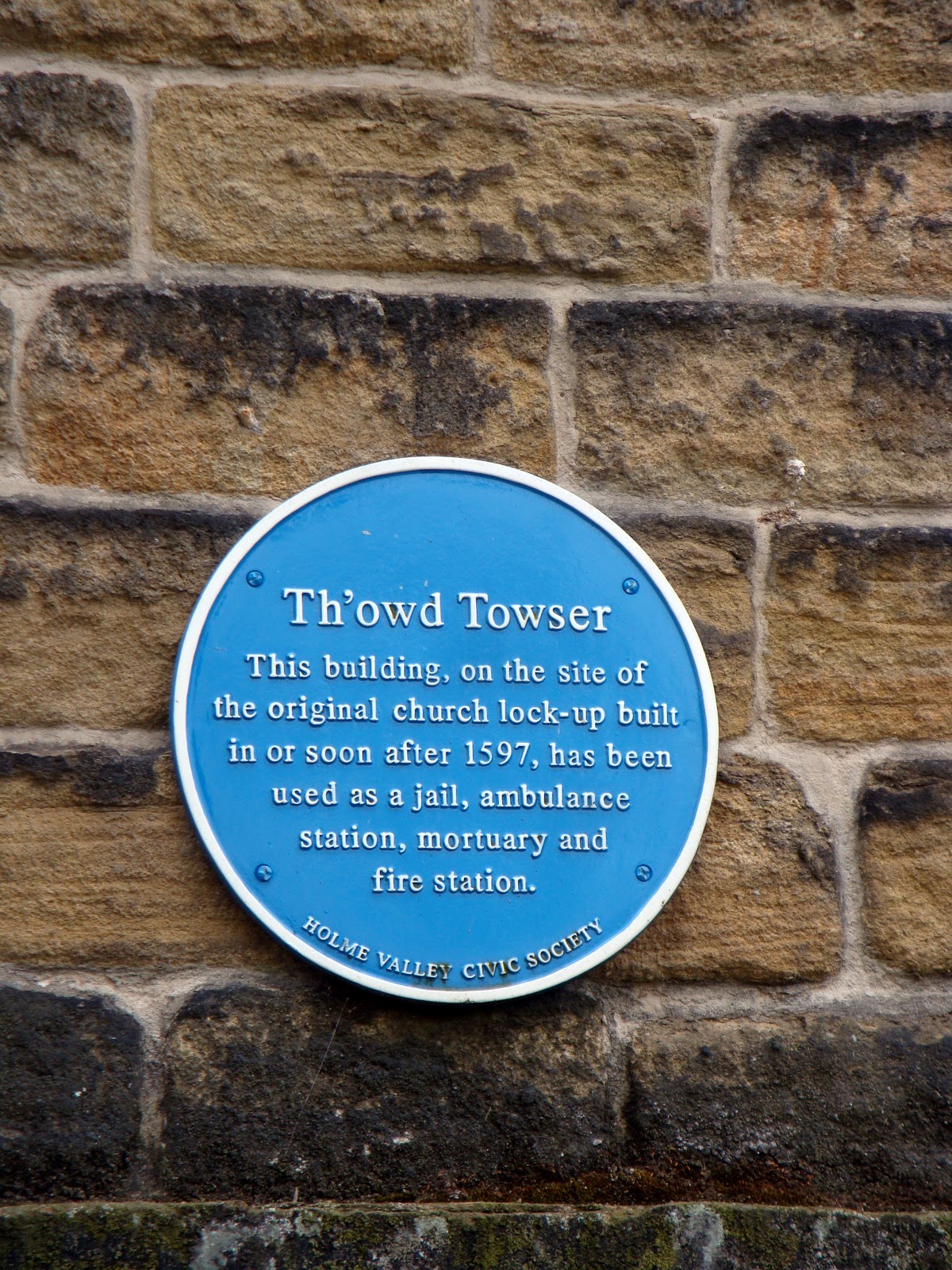 Roy's blog YORKSHIRE. Lockups at Holmfirth, Haworth, Horbury and Hunmanby