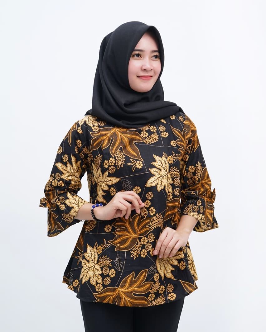 45 Model Desain Baju Batik Terbaru
