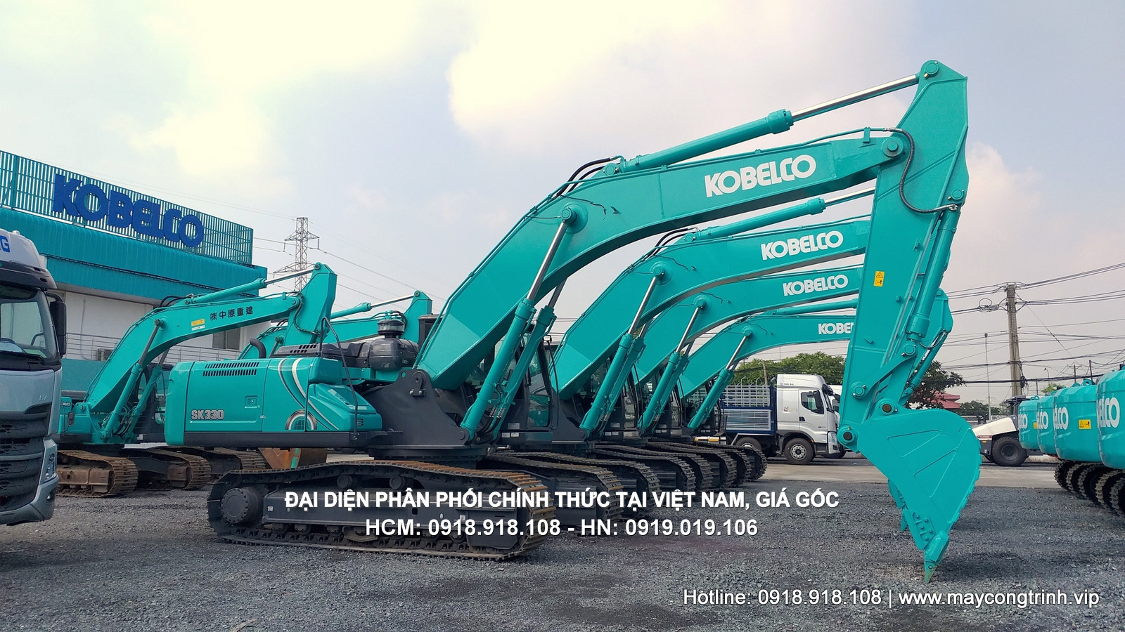 Máy xúc đào ( Máy đào, Máy xúc ) Kobelco sk500xdlc-10, gầu 2.1 - 2.5 m3