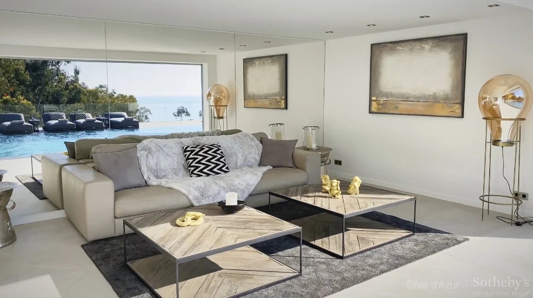 25 Interior Design Photos vs. Super Cannes, France Luxury Modern Villa Tour