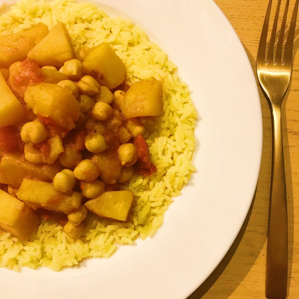 My Slow Cooker Potato & Chickpea Curry Recipe Food and Other Loves