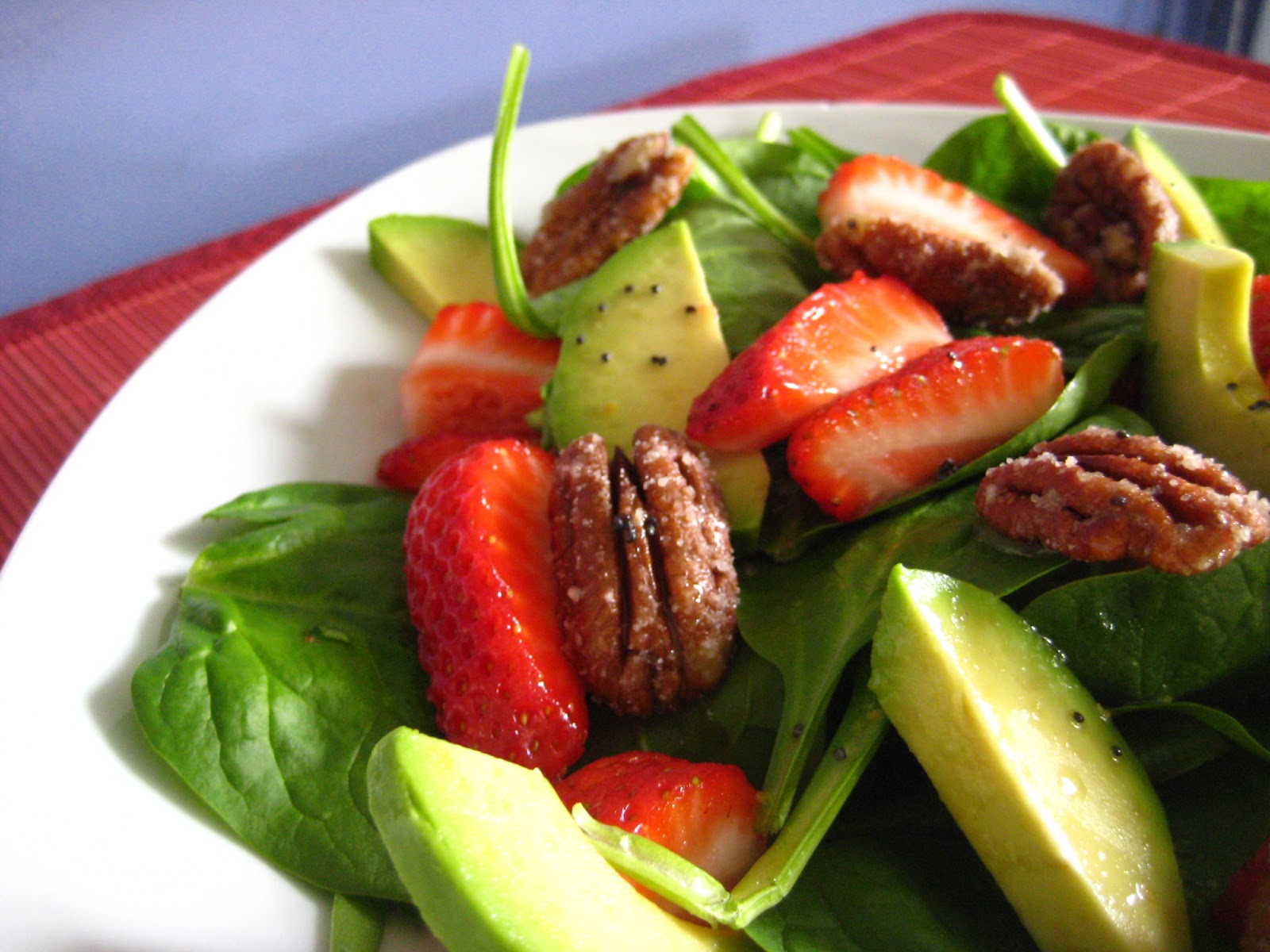 Little Toast: Baby Spinach and Strawberry Salad