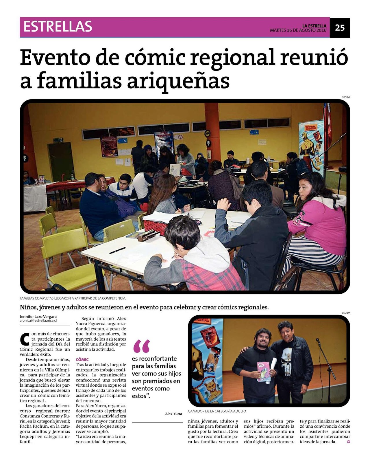 COMICNAUTA LA ESTRELLA DE ARICA