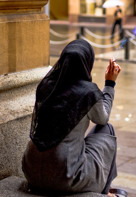 Muslim girl butt