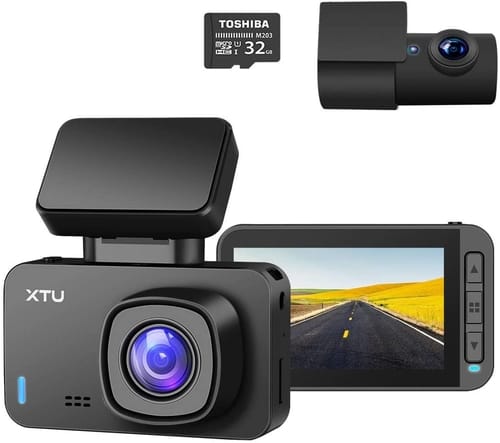 Review XTU T3 4K Dual Dash Cam Car Camera