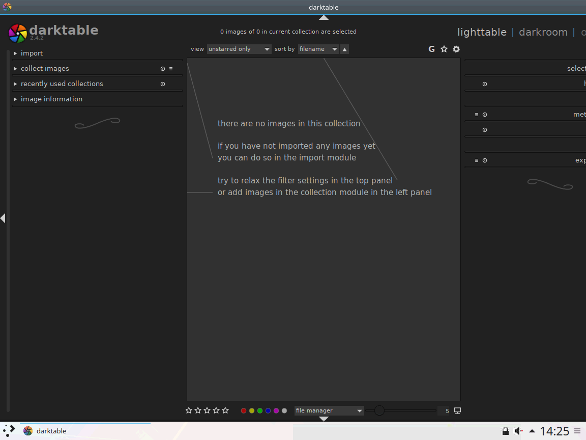 serverあれこれ DockerでdarktableとKDEデスクトップ環境とTigerVNCがインストールされたイメージ