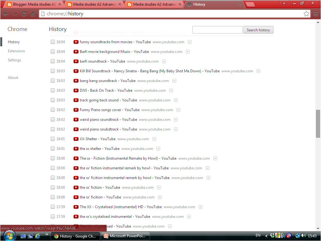 Media studies A2 Advanced portfolio Short film task Editing part 10