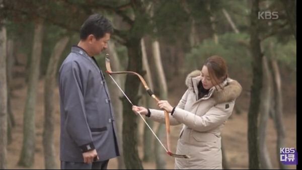 양궁 장혜진 선수의 국궁 체험 - 짤티비