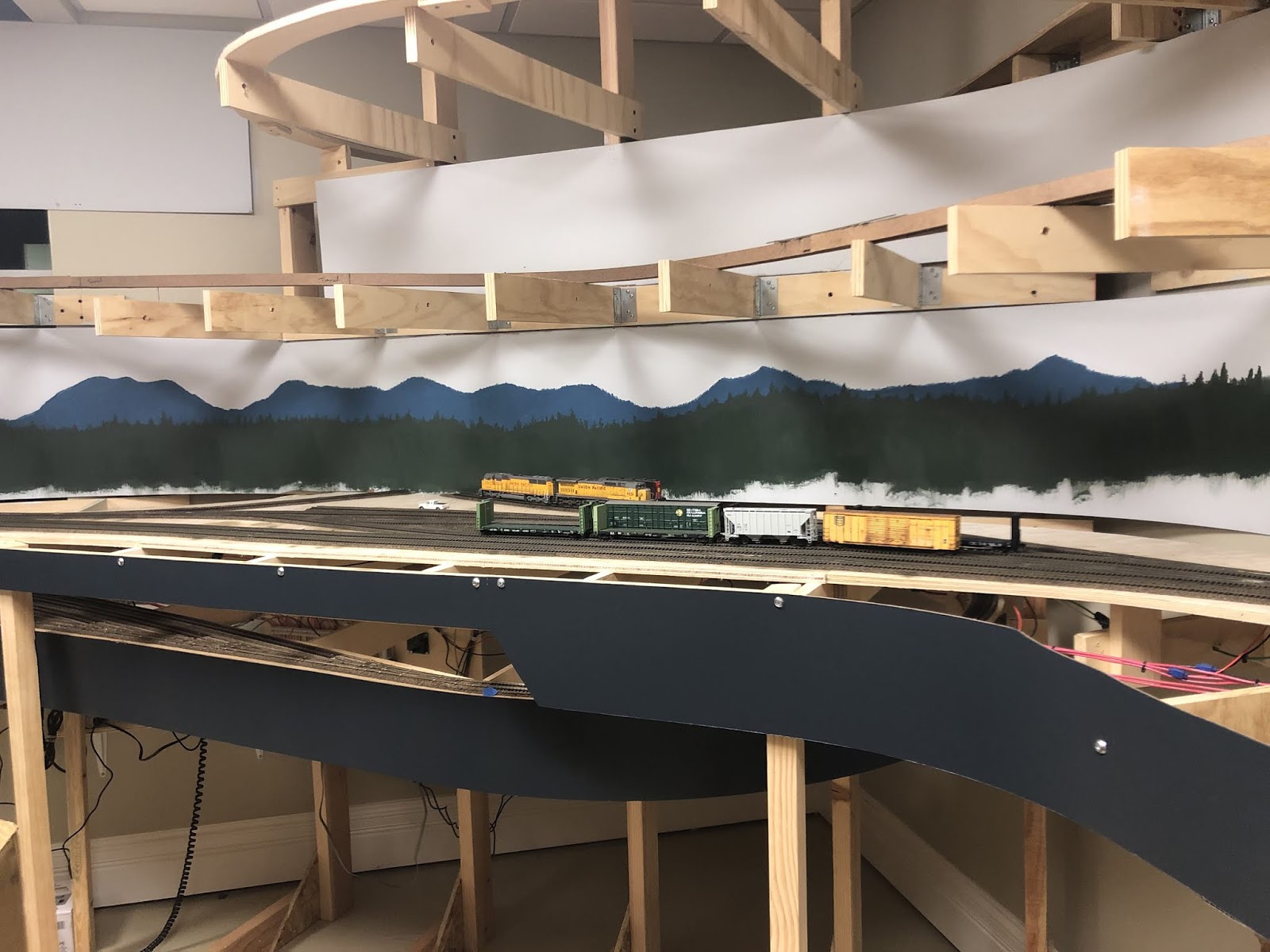 Cascade Sub Lower Level Backdrops Complete Model Railroad Hobbyist