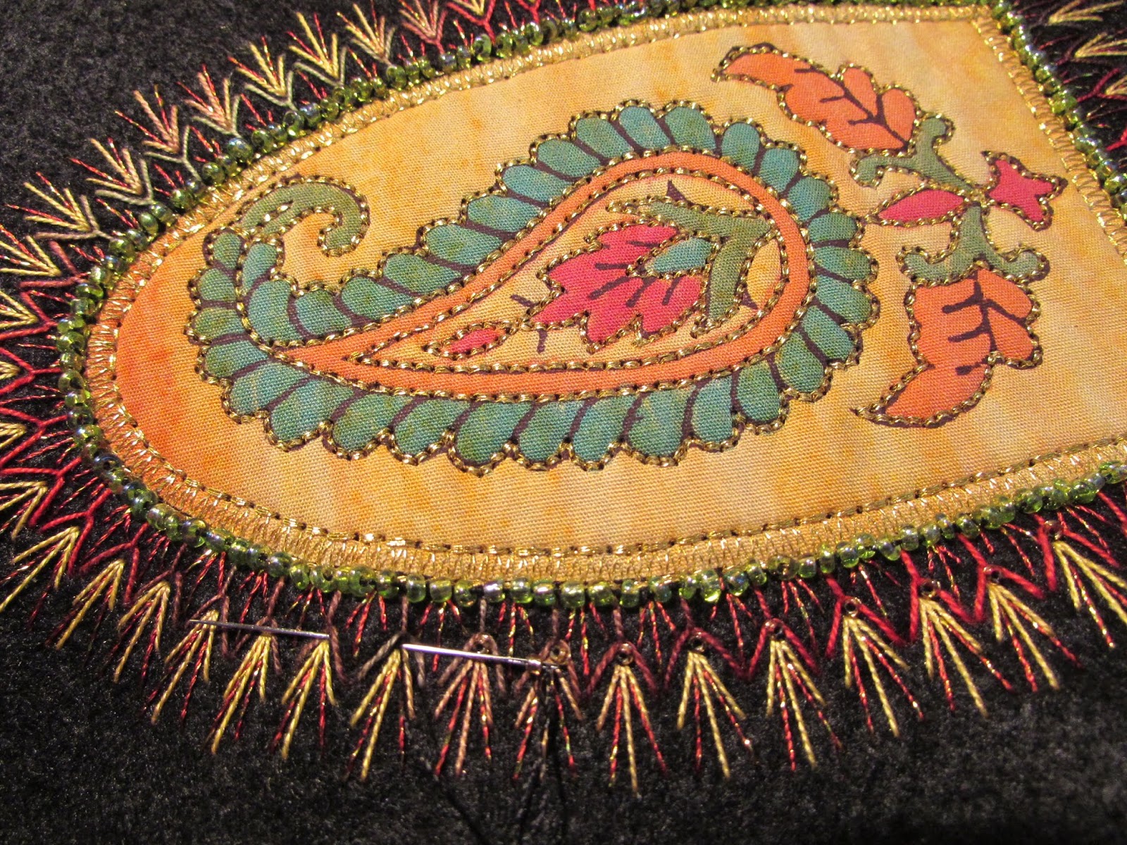 Textile Butterfly Beading a different kind of project....