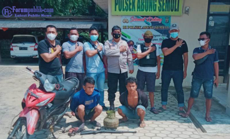 Dua Tersangka Pembobol Rumah Dirigkus Polsek Abung Semuli