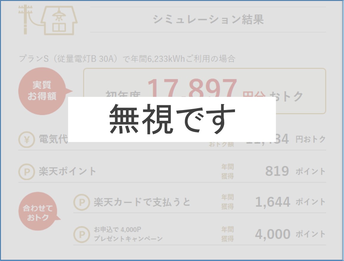 東京ガスの電気と楽天でんきの料金を本気比較 お得情報 ポイ活ブログ 初回 期間 数量 限定 無料 節約