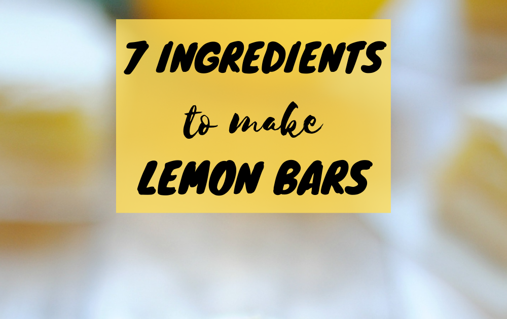 How To Make Lemon Bars At Home?