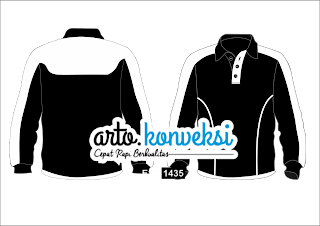 Kaos Polos Hitam Depan Belakang