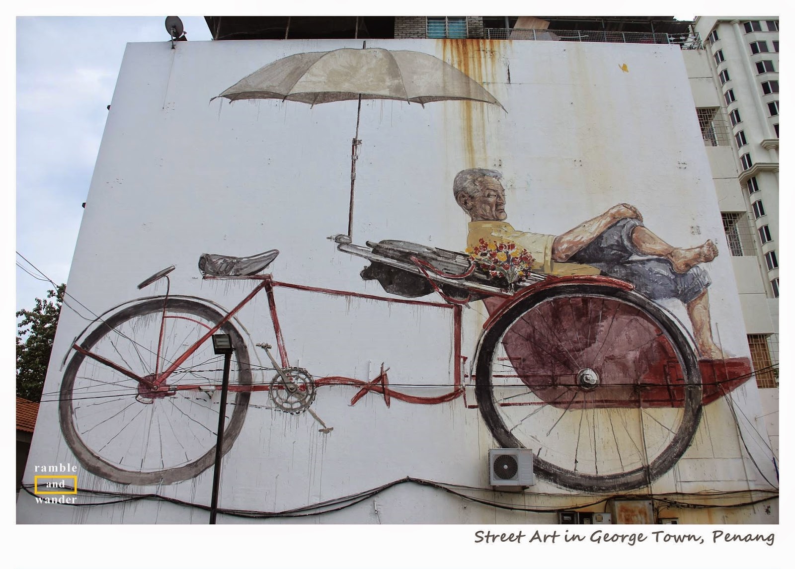 Malaysia: Penang Street Art - Tips and Maps - Ramble and Wander