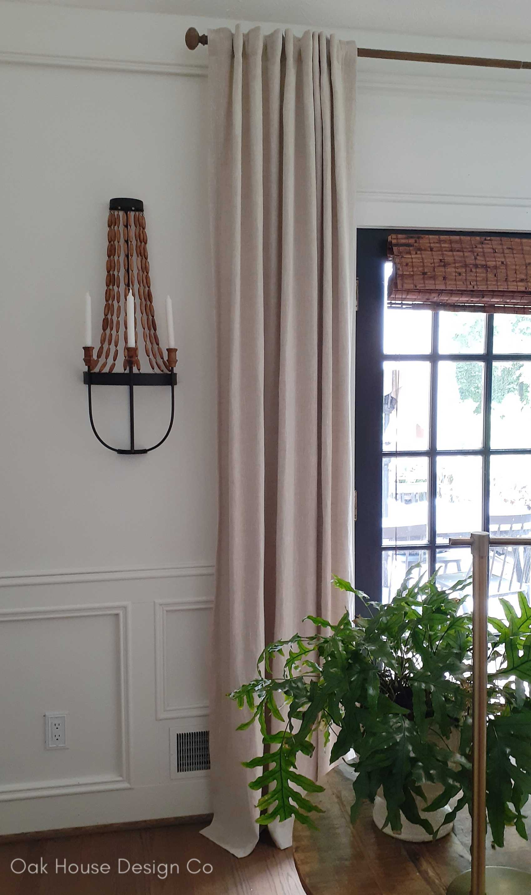 OAK HOUSE DESIGN CO. Restoration Hardware Dupe Drapes