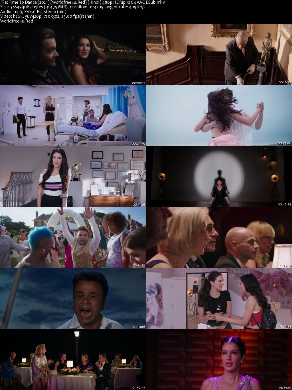 Time To Dance 2021 HDRip 480p 300Mb