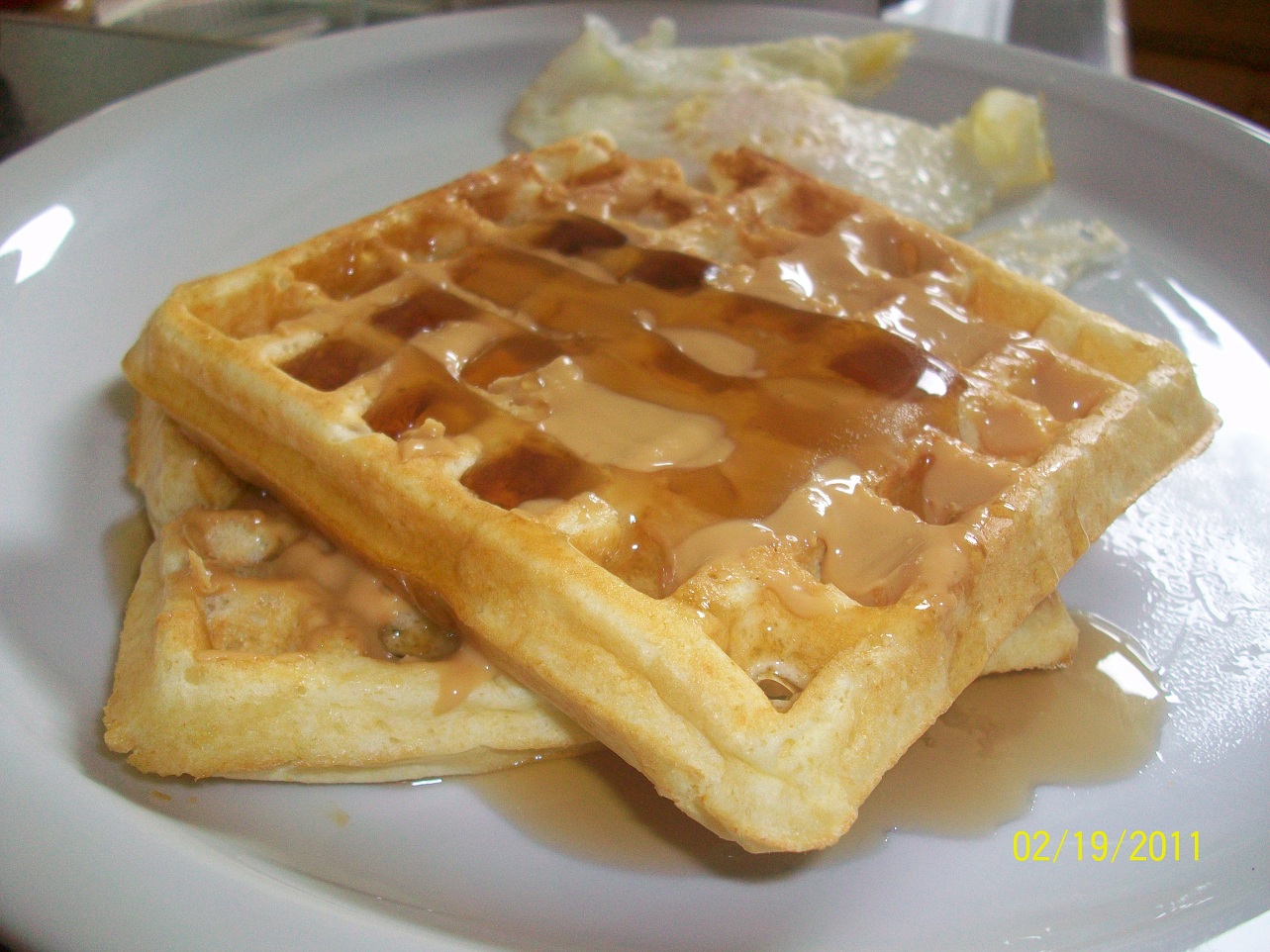 Something Different For Dinner Waffles, Peanut Butter Style
