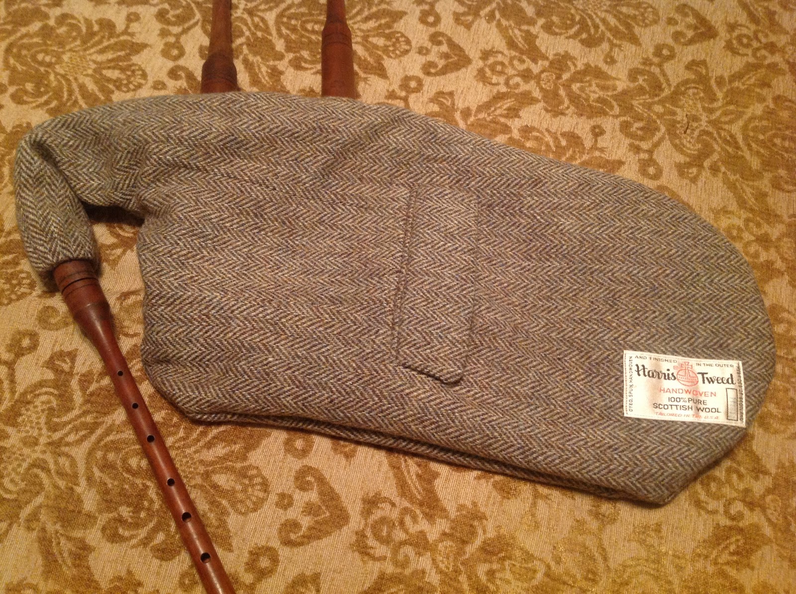 The Big Cloth and Me Harris Tweed Bagpipe Covers