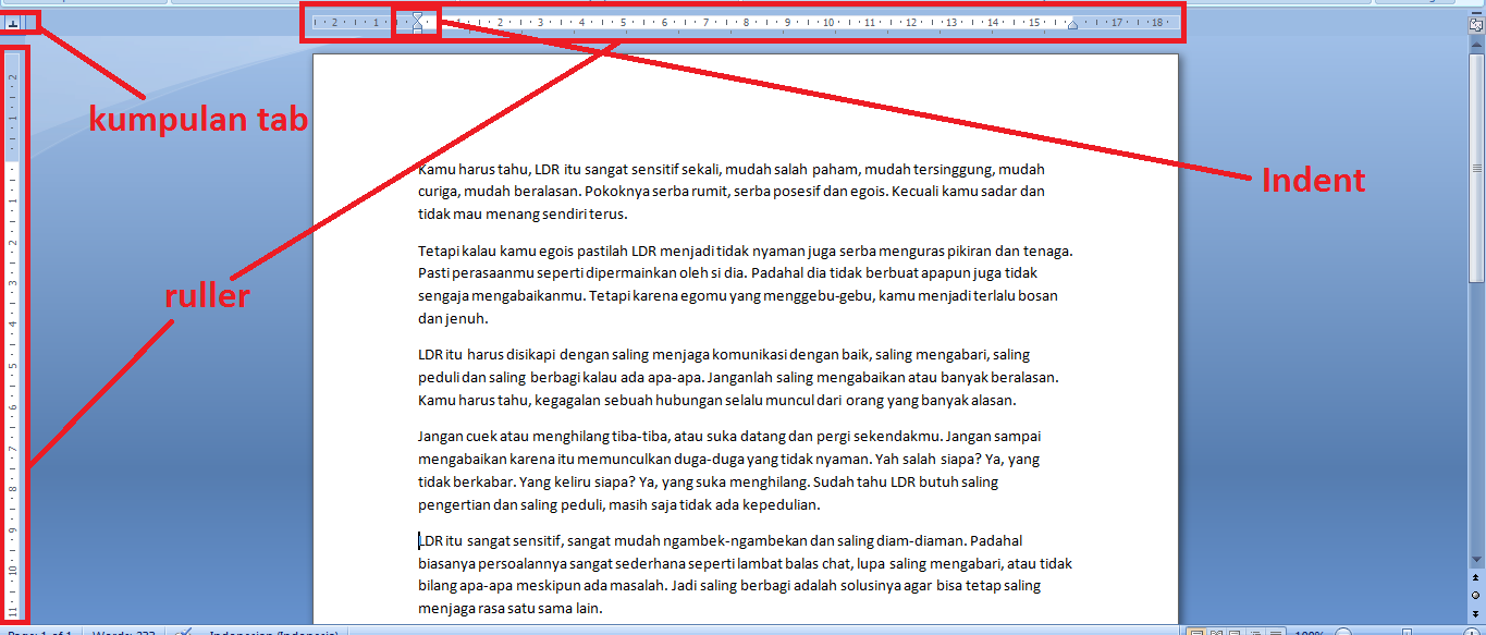 Panduan Lengkap Cara Mengetik Agar Rapi di Microsoft Word - Blogger Toraja