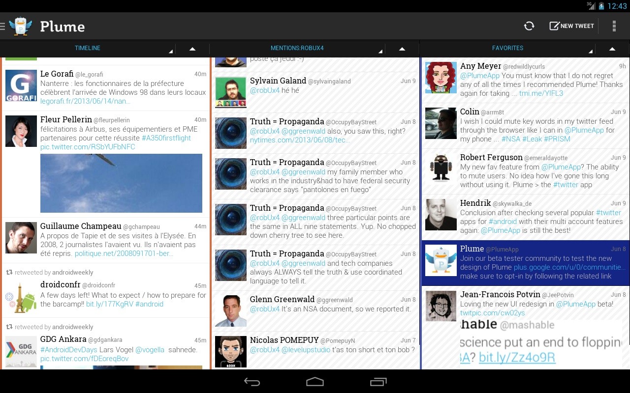 تحميل تطبيق Plume For Twitter Premium أفضل بديل عن تطبيق تويتر لأجهزة الأندرويد