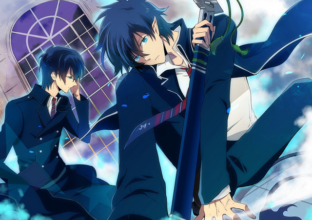 Moja wersja Ao no Exorcist - "Czy zostaniesz, kiedy wszystko spłonie