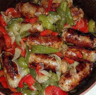 Sausage ,Peppers & Onions