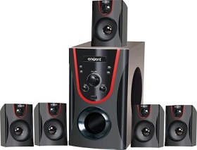 Envent High 5 Lite - ET-SP51125 Home Audio Speaker (Black, 5.1 Channel)