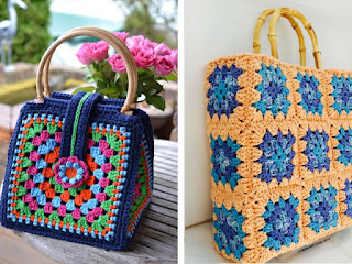 Granny Square Crochet Tote Bag Tutorials