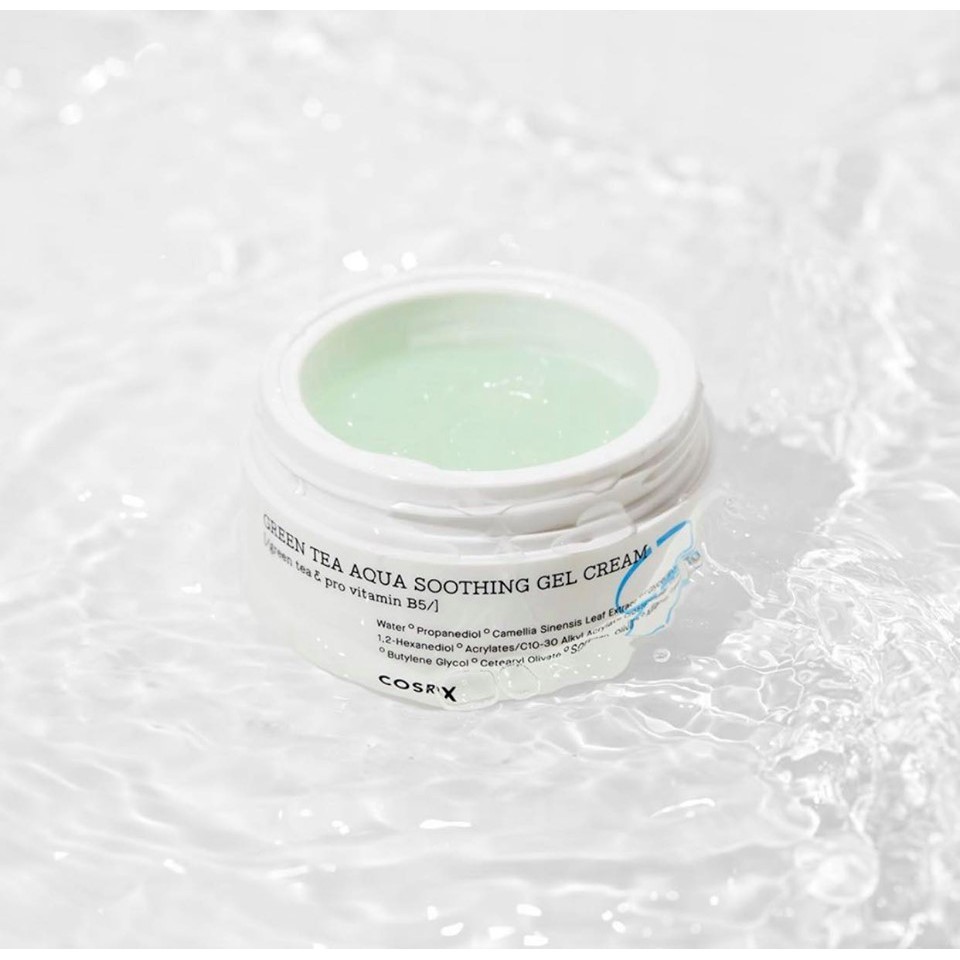 Cosrx Green Tea Aqua Soothing Gel Cream
