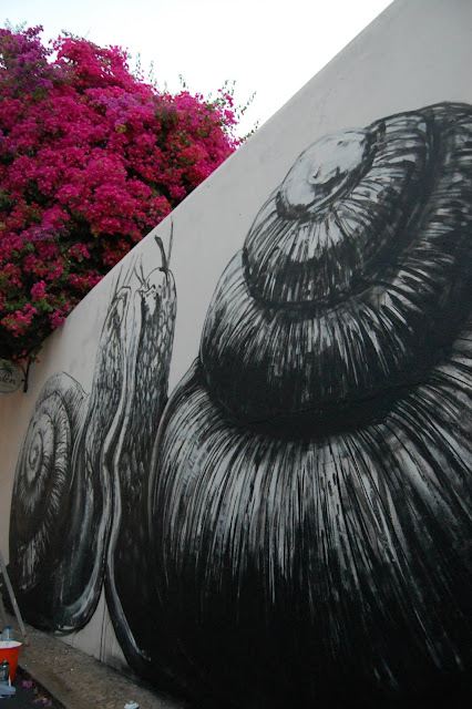 Snails by ROA In Portugal, Lagos