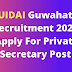 UIDAI Guwahati Recruitment 2020. Apply For Private Secretary Post @ UIDAI
