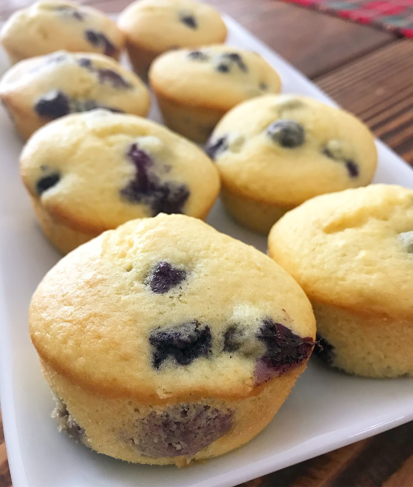 Simple + Easy Blueberry Muffins