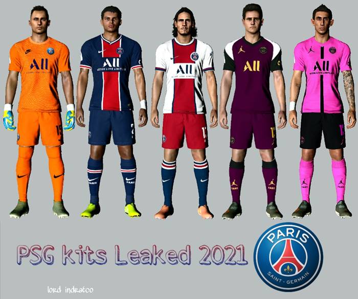 PSG Leaked Kits 2020/2021 + Fantasy  PES 2017  CariTauGame  Download