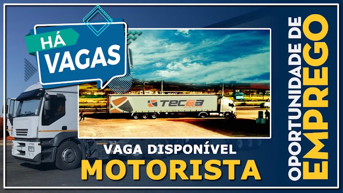 Tecea Transportes está contratando Motorista Carreteiro. 