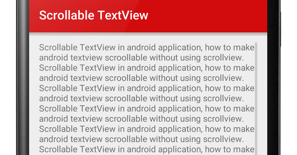 How to Make Scrollable TextView in Android | Viral Android – Tutorials,  Examples, UX/UI Design