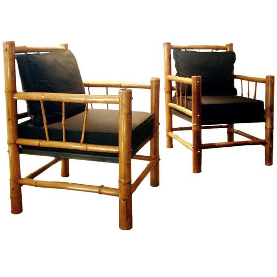 Contoh kursi sofa minimalis dari bambu | Isi Rumahku