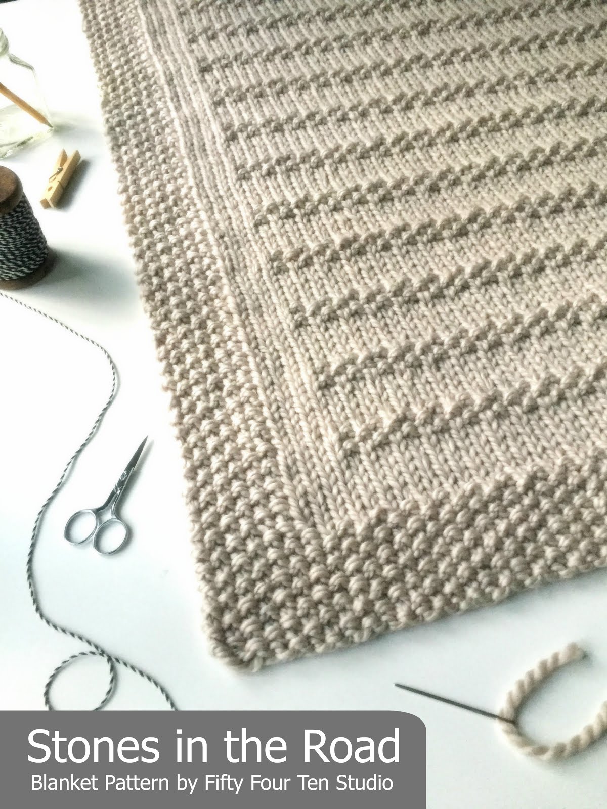 Fifty Four Ten Studio New Blanket Knitting Pattern