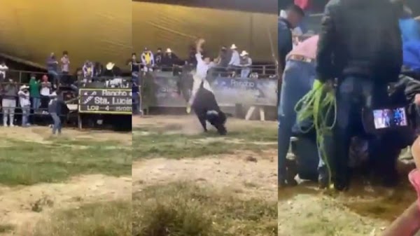 Toro mata al “Niño de Oro” durante un jaripeo en Atlixco, Puebla (VIDEO) Toro mata al “Niño de Oro” durante un jaripeo en Atlixco, Puebla (VIDEO)