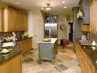 flooring ideas for kitchen with oak cabinets