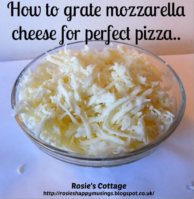 Rosie's Cottage How To Grate Mozzarella Cheese For Perfect Pizza Topping