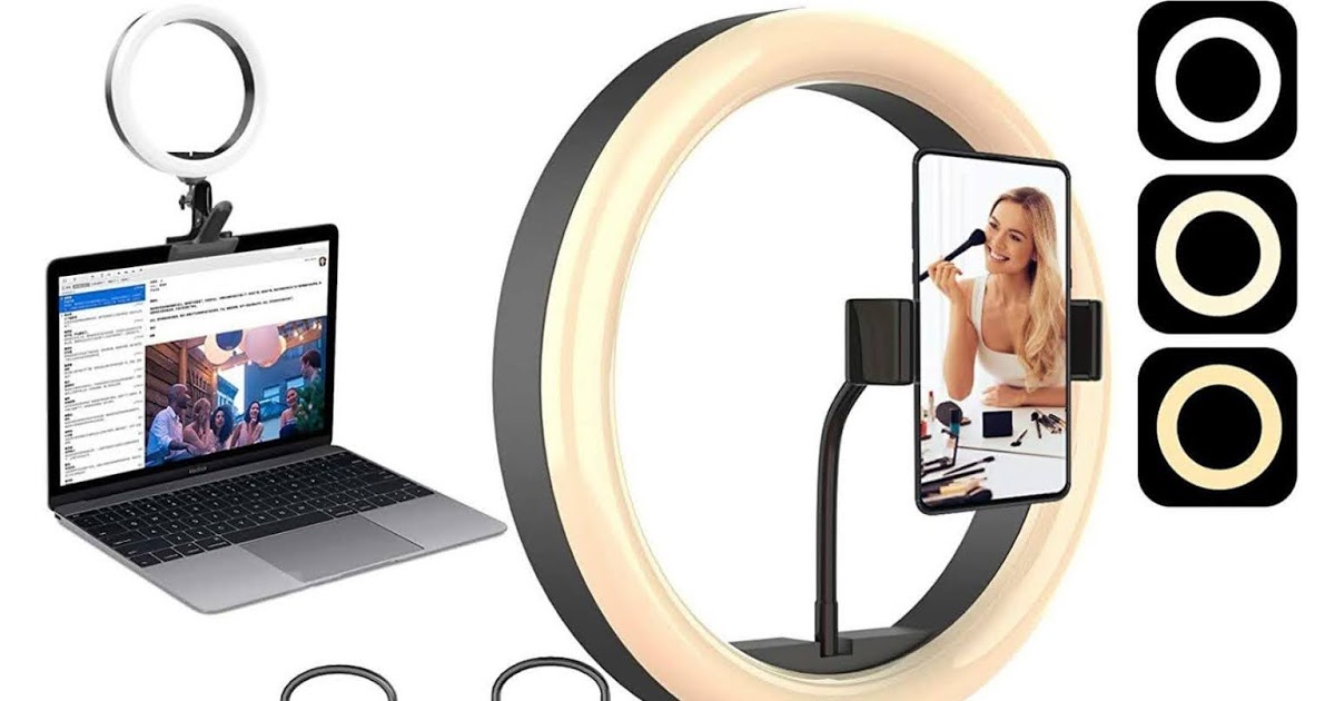 Zoom Laptop & Phone Ring Light