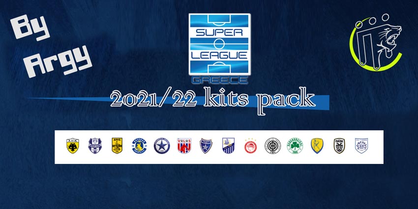 Superleague Greece Kitpack Season 2021-2022 For PES 2013