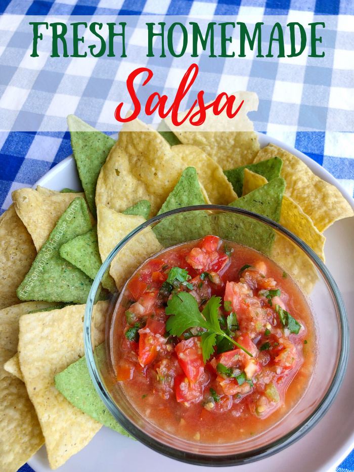 Easy Fresh Homemade Salsa