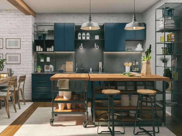 Diseño de cocinas - 102 nuevas tendencias de cocinas modernas