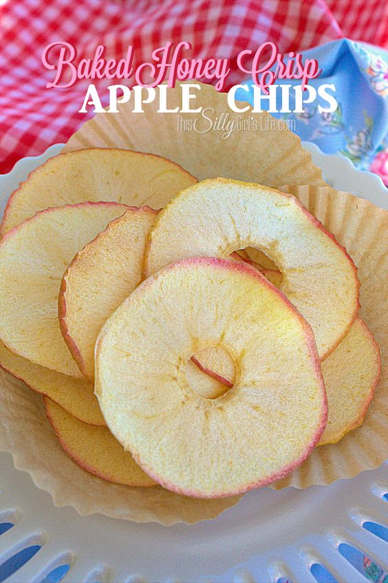 BAKED HONEY CRISP APPLE CHIPS Delicious Family Recipes