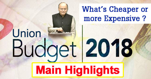 Union Budget of India (2018-19): Key Highlights of India's Budget